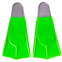 Ласти для тренувань в басейні короткі із закритою п'ятою MadWave M074710310W розмір 35-36 зелений 6