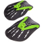 Лопатки для плавання гребні MadWave PADDIES M074906 S-L чорний-зелений 1