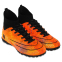 Сороконожки футбольные детские ZHENZU 307-2-4 размер 33-38 оранжевый-черный 3