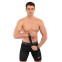Лямки для тяги восьмерки Figure 8 для штанги и тяжелых тренировок POWER STRAP LiveUp LP8772 2шт черный-золотой 3