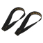 Лямки для тяги восьмерки Figure 8 для штанги и тяжелых тренировок POWER STRAP LiveUp LP8772 2шт черный-золотой 5