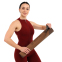 Коврик для йоги Пробковый каучуковый двухслойный Yoga mat BLOOM LB7120 183x61мx0.3cм темно-синий 10