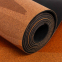 Коврик для йоги Пробковый каучуковый двухслойный Yoga mat BLOOM LB7120 183x61мx0.3cм темно-синий 13