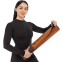 Коврик для йоги Пробковый каучуковый двухслойный Yoga mat BLOOM LB7120 183x61мx0.3cм темно-синий 17
