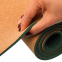 Коврик для йоги Пробковый каучуковый двухслойный Yoga mat BLOOM LB7121 183x61мx0.6cм коричневый 2
