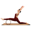 Колесо для йоги пробкове BLOOM Fit Wheel Yoga LB7124 коричневий 3