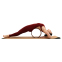 Колесо для йоги пробкове BLOOM Fit Wheel Yoga LB7124 коричневий 4