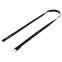 Ремень для йоги с металлической пряжкой BLOOM YOGA STRETCH STRAP LB7088 183x3,2см черный 2