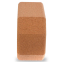Блок для йоги пробковый Zelart FI-1567 коричневый 0