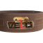 Пояс для пауэрлифтинга кожаный с пряжкой-карабином VELO ZB-5784 ширина-10см размер-S-XXL коричневый 5