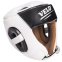 Шлем боксерский открытый с усиленной защитой макушки кожаный VELO VL-2211 M-XL цвета в ассортименте 4