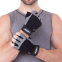 Перчатки для фитнеса и тренировок Zelart SB-161589 S-XXL черный-серый 6