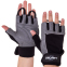 Перчатки для фитнеса и тренировок Zelart SB-161589 S-XXL черный-серый 8
