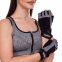 Перчатки для фитнеса и тренировок Zelart SB-161589 S-XXL черный-серый 9