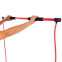Палка гімнастична бодібар для фітнесу з еспандерами Body Shaper Stick PS F-931 1,3м чорний-червоний 0