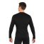 Лонгслив компрессионный спортивный LIDONG LD-1303 M-3XL черный 3