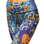 Лосины женские Lingo Павлин BK02 S-L темно-синий-оранжевый 2