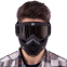 Защитная маска-трансформер очки пол-лица SP-Sport MT-009-BKS черный 6