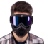 Защитная маска-трансформер очки пол-лица SP-Sport MT-009-BKB черный 6