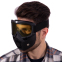 Защитная маска-трансформер очки пол-лица SP-Sport MT-009-BKY черный 8