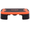 Степ-платформа 4 IN 1 MUTIFUCTIONAL STEP Zelart FI-3996 53x36x14см чорний-помаранчевий 0