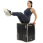 Бокс плиометрический тумба для кроссфита Плиобокс Wood Plyo box Zelart FI-4884-1 1шт 60см черный 11