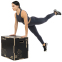 Бокс плиометрический тумба для кроссфита Плиобокс Wood Plyo box Zelart FI-4884-1 1шт 60см черный 12