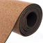 Коврик для йоги пробковый каучуковый с принтом Record FI-7156-10 183x61мx0.4cм коричневый 1