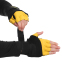 Рукавиці для фітнесу та важкої атлетики Zelart Gel Tech BC-3611 розмір M-XL чорний-жовтий 0