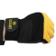Перчатки для фитнеса и тяжелой атлетики кожаные Zelart Gel Tech BC-3611 M-XL черный-желтый 2