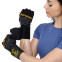 Перчатки для фитнеса и тяжелой атлетики кожаные GOLDS GYM BC-3603 S-XL черный 4