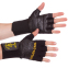 Перчатки для фитнеса и тяжелой атлетики кожаные GOLDS GYM BC-3603 S-XL черный 7