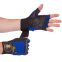 Перчатки для фитнеса и тяжелой атлетики кожаные MATSA Атлет MA-0039 S-XL черный 2