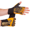 Перчатки для фитнеса и тяжелой атлетики VELO VL-3224 S-XL оранжевый-черный 2