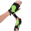 Перчатки для фитнеса и тренировок Zelart SB-161740 XS-M черный-зеленый 1
