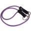 Эспандер трубчатый для фитнеса с кольцом DOUBLE CUBE DT-1002R-10LB 5,8х8,3x1200мм нагрузка 4,5кг фиолетовый 4