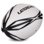 Мяч для регби резиновый LEGEND R-3297 №5 белый-черный 0