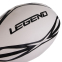 Мяч для регби резиновый LEGEND R-3297 №5 белый-черный 2