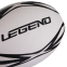 Мяч для регби резиновый LEGEND R-3298 №4 белый-черный 2