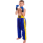 Штани для кікбоксингу дитячі MATSA KICKBOXING MA-6732 6-14років синій-жовтий 3