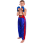 Штаны для кикбоксинга детские MATSA KICKBOXING MA-6733 6-14лет синий-красный 3