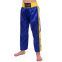 Штаны для кикбоксинга детские MATSA KICKBOXING MA-6736 6-14лет синий-желтый 0