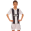 Форма футбольная детская с символикой футбольного клуба JUVENTUS домашняя 2019 SP-Planeta CO-8020 6-14 лет белый-черный 4