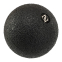 Мяч массажный для МФР Zelart FI-7688 ø8см черный 1