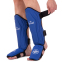 Захист гомілки та стопи для єдиноборств Zelart ZB-4214 S-XL синій 0