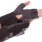 Перчатки для фитнеса и тяжелой атлетики кожаные VELO VL-8118 размер S-XL черный 1