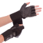 Перчатки для фитнеса и тяжелой атлетики кожаные VELO VL-8118 размер S-XL черный 2