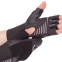 Перчатки для фитнеса и тяжелой атлетики кожаные Zelart ZB-8117 M-XL черный 1