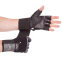 Перчатки для фитнеса и тяжелой атлетики кожаные Zelart ZB-8117 M-XL черный 2