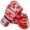Боксерські рукавиці Zelart SKULL BO-5493 8-12 унцій кольори в асортименті 4